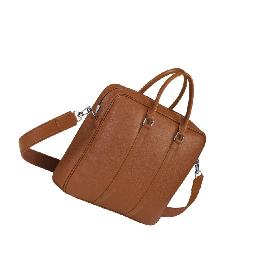 Longchamp Le Foulonné S Miesten Salkku Ruskea | Fi-LEXQ380