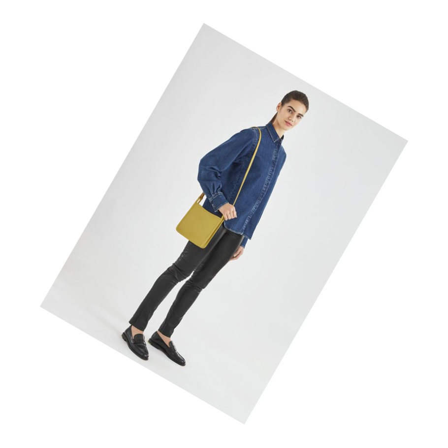 Longchamp Le Foulonné S Naisten Crossbody Laukut Keltainen | Fi-HXFD907