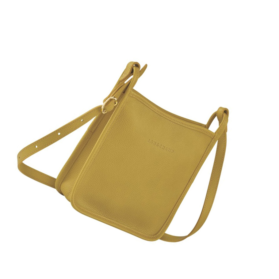 Longchamp Le Foulonné S Naisten Crossbody Laukut Keltainen | Fi-HXFD907