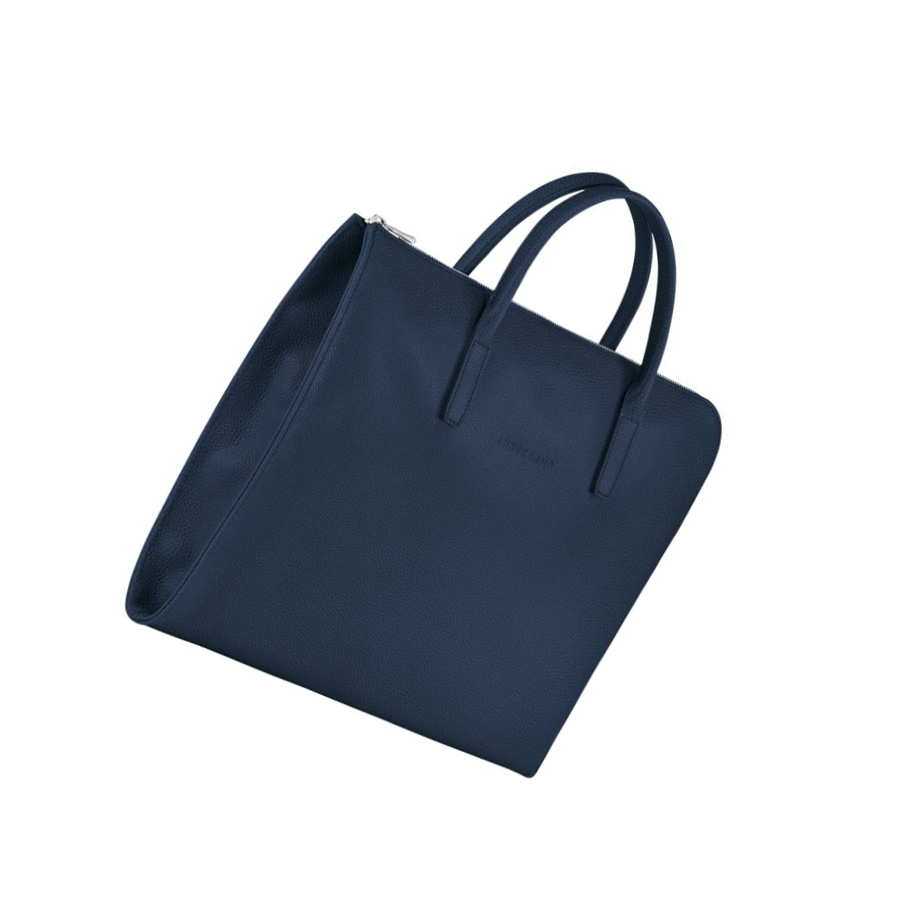 Longchamp Le Foulonné S Naisten Salkku Laivastonsininen | Fi-BIEK645