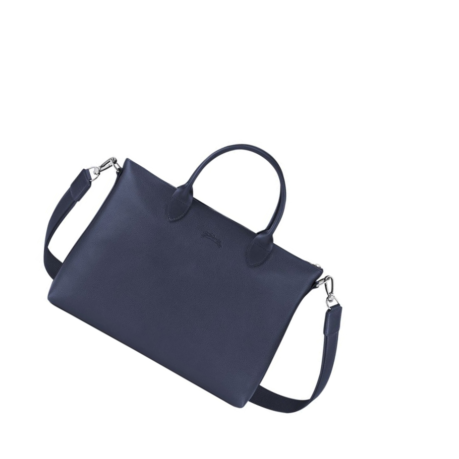 Longchamp Le Foulonné S Naisten Salkku Laivastonsininen | Fi-VOQU406
