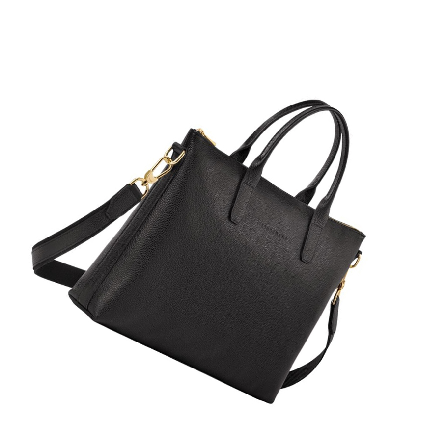 Longchamp Le Foulonné S Naisten Salkku Mustat | Fi-TJQU247