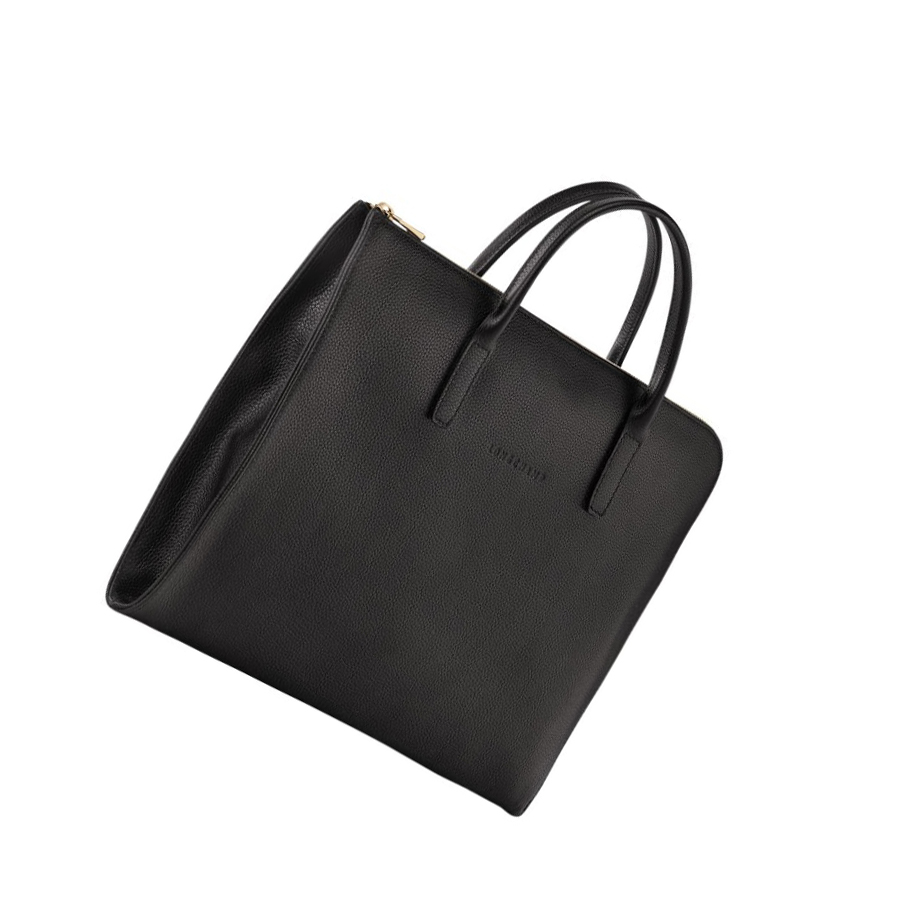 Longchamp Le Foulonné S Naisten Salkku Mustat | Fi-XTRZ189