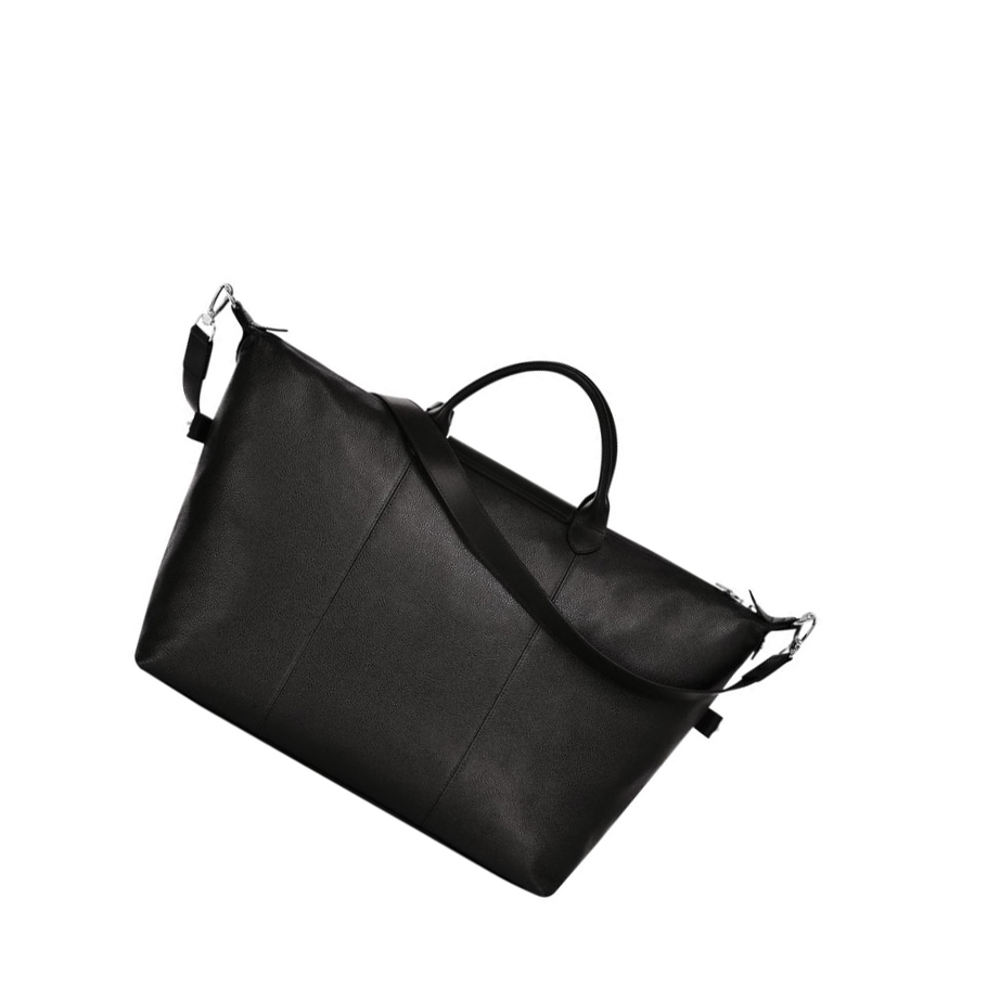 Longchamp Le Foulonné XL Miesten Matkakassit Mustat | Fi-KMRI682
