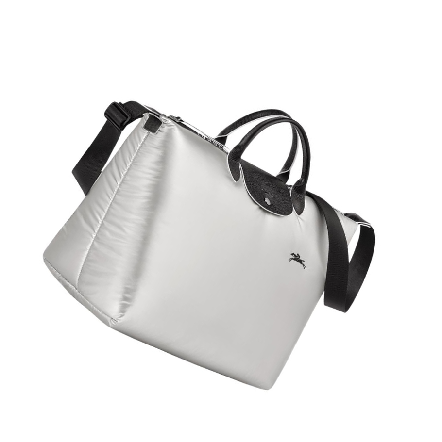 Longchamp Le Pliage Alpin Naisten Matkakassit Hopea | Fi-XWHT673