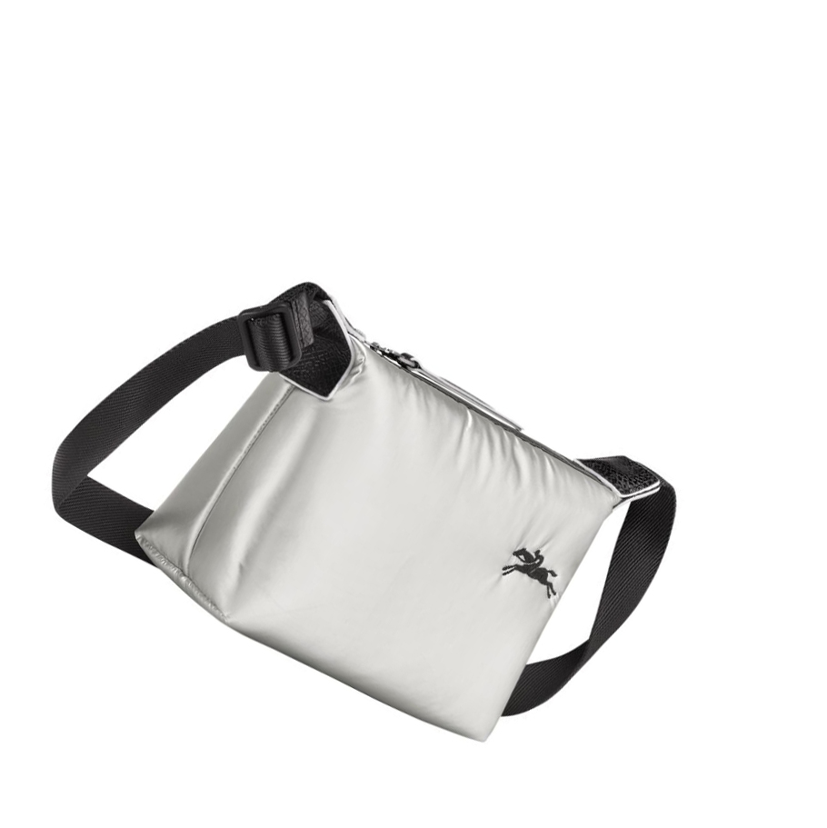 Longchamp Le Pliage Alpin Naisten Vyölaukku Hopea | Fi-SGMJ327