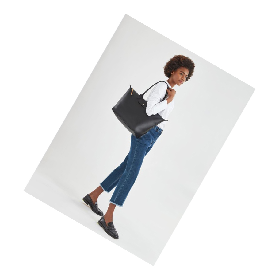 Longchamp Le Pliage City L Naisten Ostoskassit Mustat | Fi-AQBO827