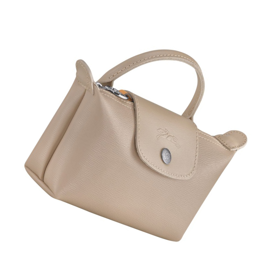 Longchamp Le Pliage City Naisten Pouches Beige | Fi-AEWQ423