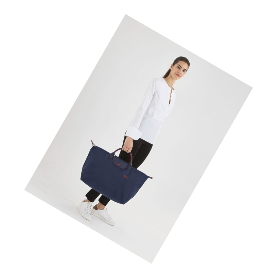 Longchamp Le Pliage Club L Miesten Matkakassit Laivastonsininen | Fi-AVWG164