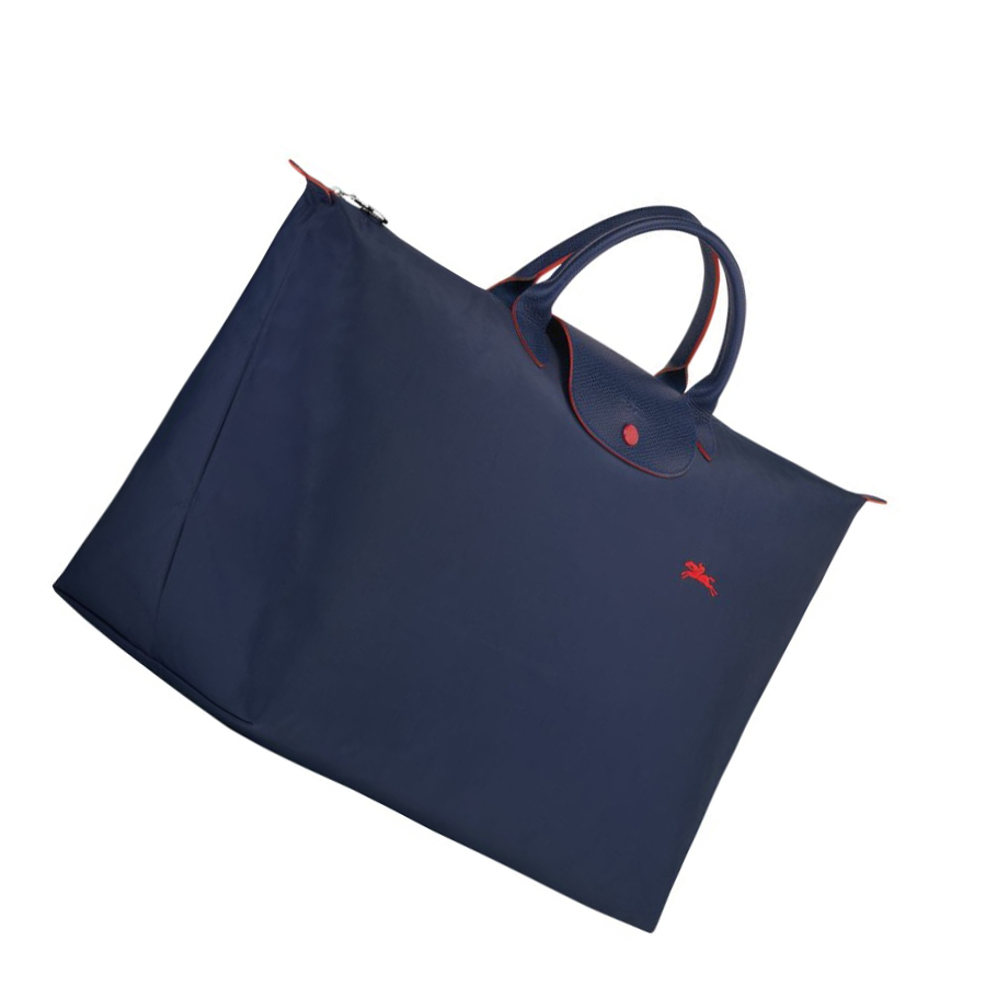 Longchamp Le Pliage Club L Miesten Matkakassit Laivastonsininen | Fi-AVWG164