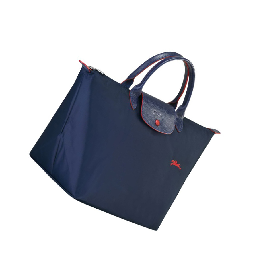 Longchamp Le Pliage Club M Naisten Käsilaukut Laivastonsininen | Fi-ITYL483