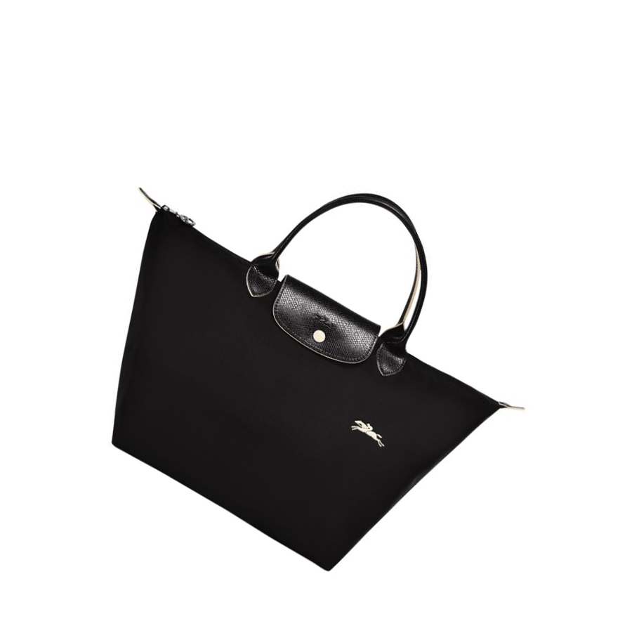 Longchamp Le Pliage Club M Naisten Käsilaukut Mustat | Fi-KTBL406