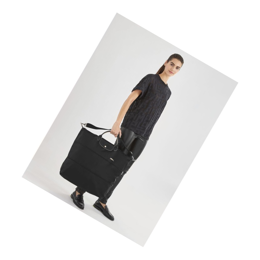 Longchamp Le Pliage Club Miesten Matkakassit Mustat | Fi-KZLI942