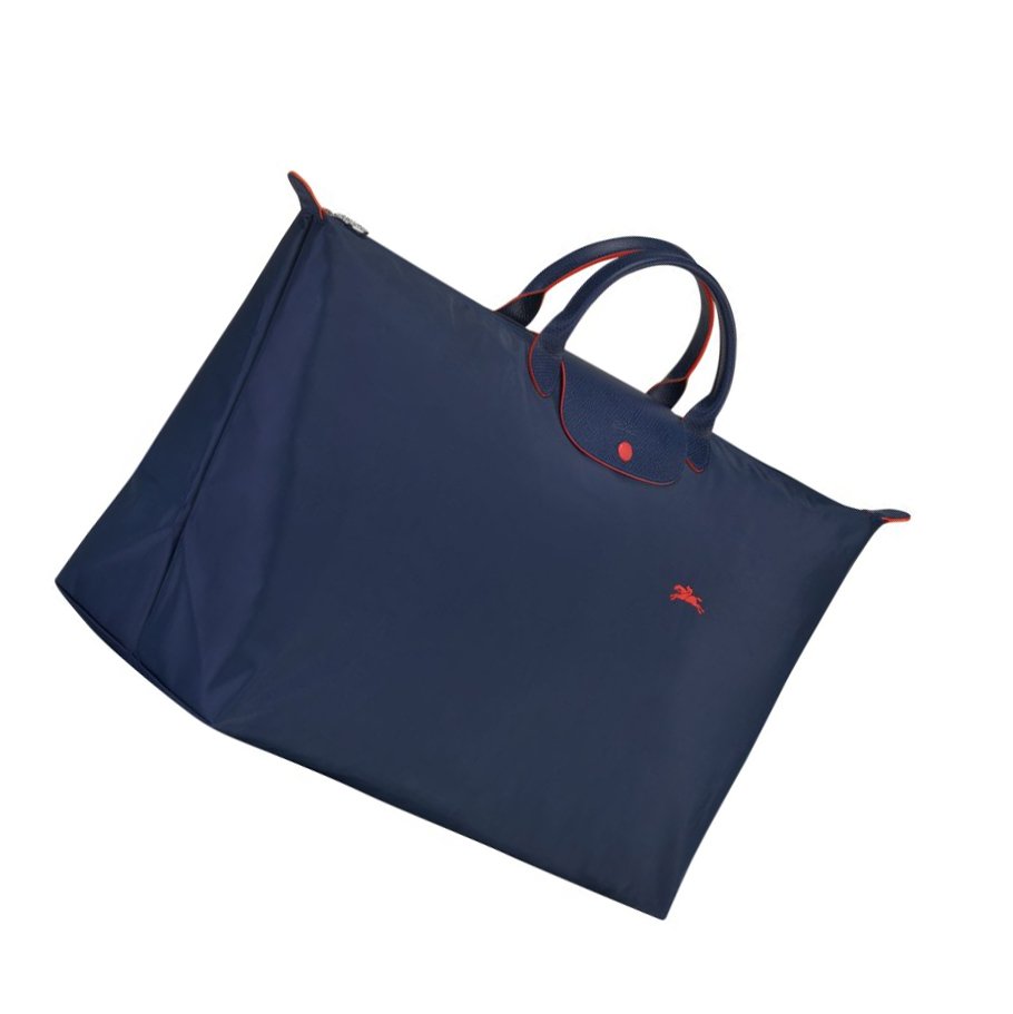 Longchamp Le Pliage Club XL Miesten Matkakassit Laivastonsininen | Fi-PGMR359