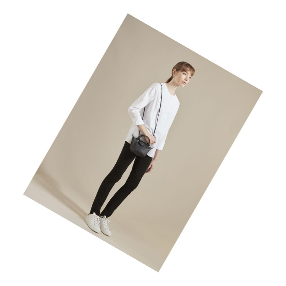 Longchamp Le Pliage Cuir Naisten Crossbody Laukut Sininen | Fi-GLOP491