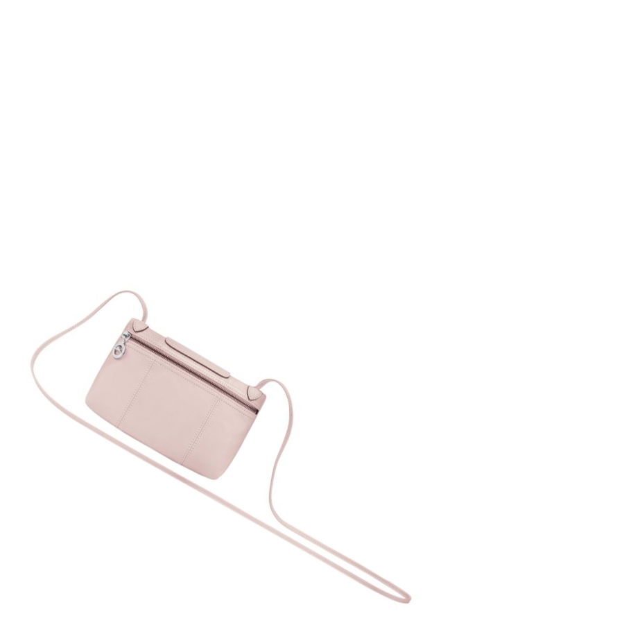Longchamp Le Pliage Cuir Naisten Crossbody Laukut Pinkki | Fi-HCZD158