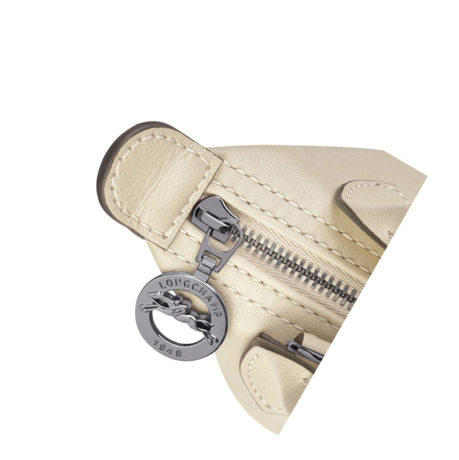Longchamp Le Pliage Cuir Naisten Crossbody Laukut Beige | Fi-XDBA901