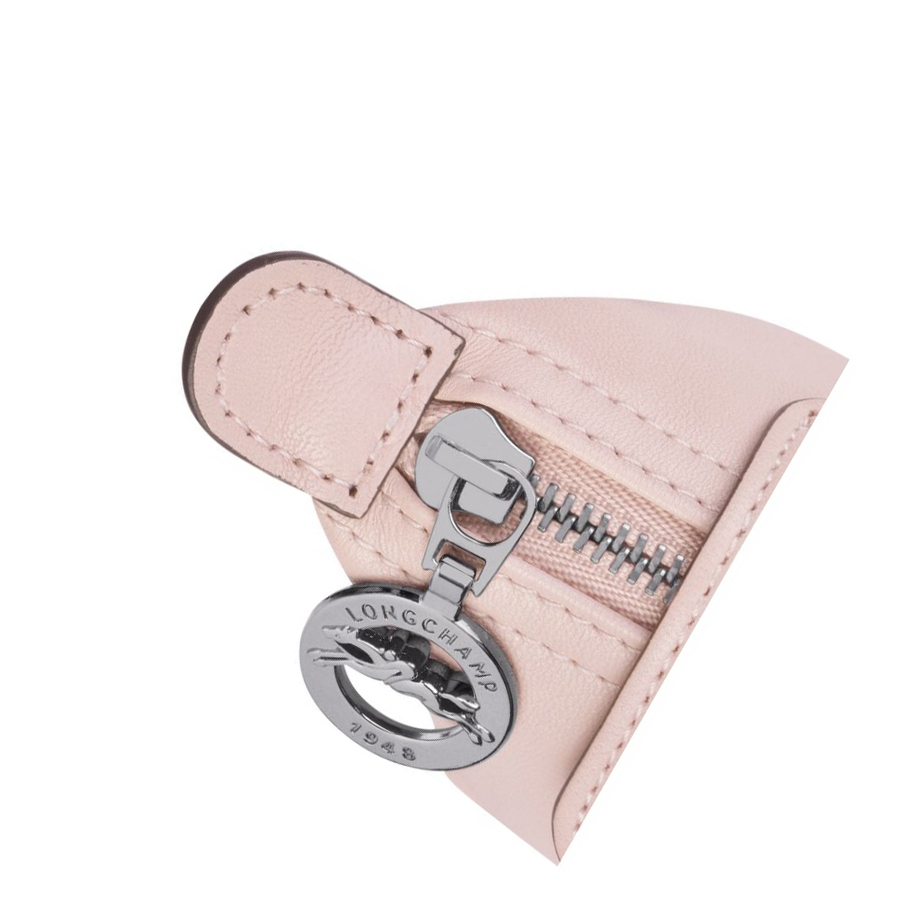 Longchamp Le Pliage Cuir Naisten Kolikkokukkarot Pinkki | Fi-EDFO527