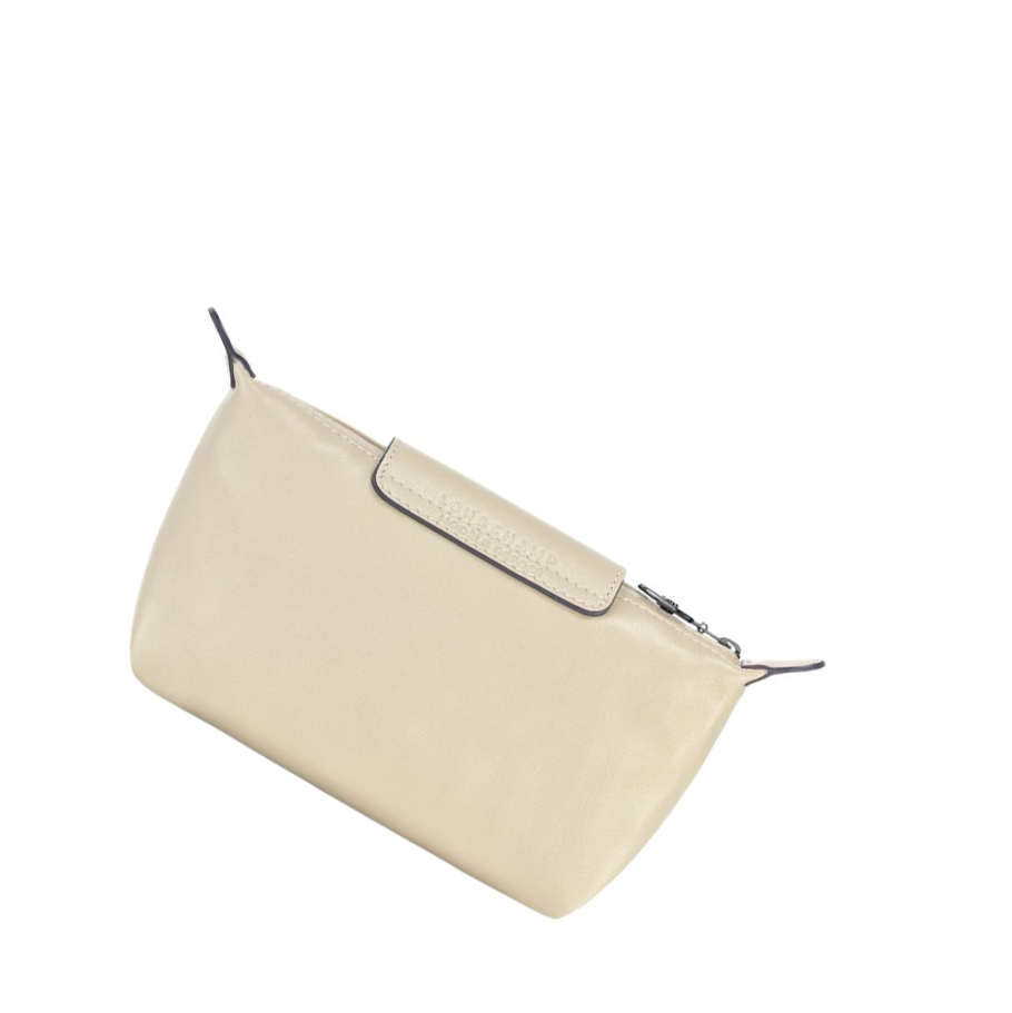 Longchamp Le Pliage Cuir Naisten Pouches Beige | Fi-CIYK762