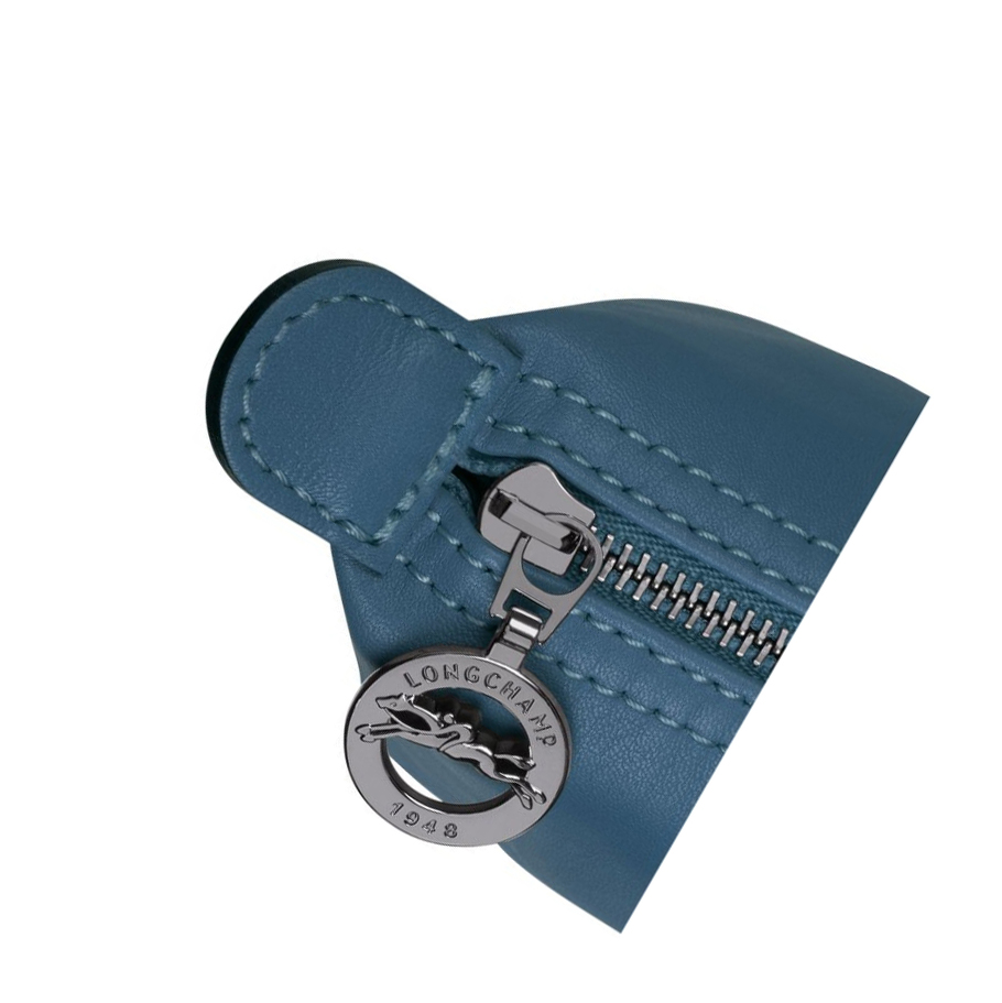 Longchamp Le Pliage Cuir Naisten Pouches Sininen | Fi-FCSM234