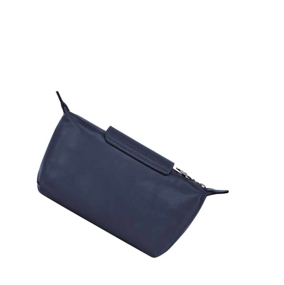 Longchamp Le Pliage Cuir Naisten Pouches Laivastonsininen | Fi-INDO702