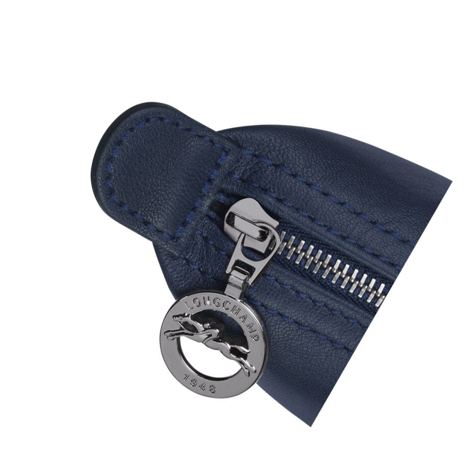 Longchamp Le Pliage Cuir Naisten Pouches Laivastonsininen | Fi-INDO702