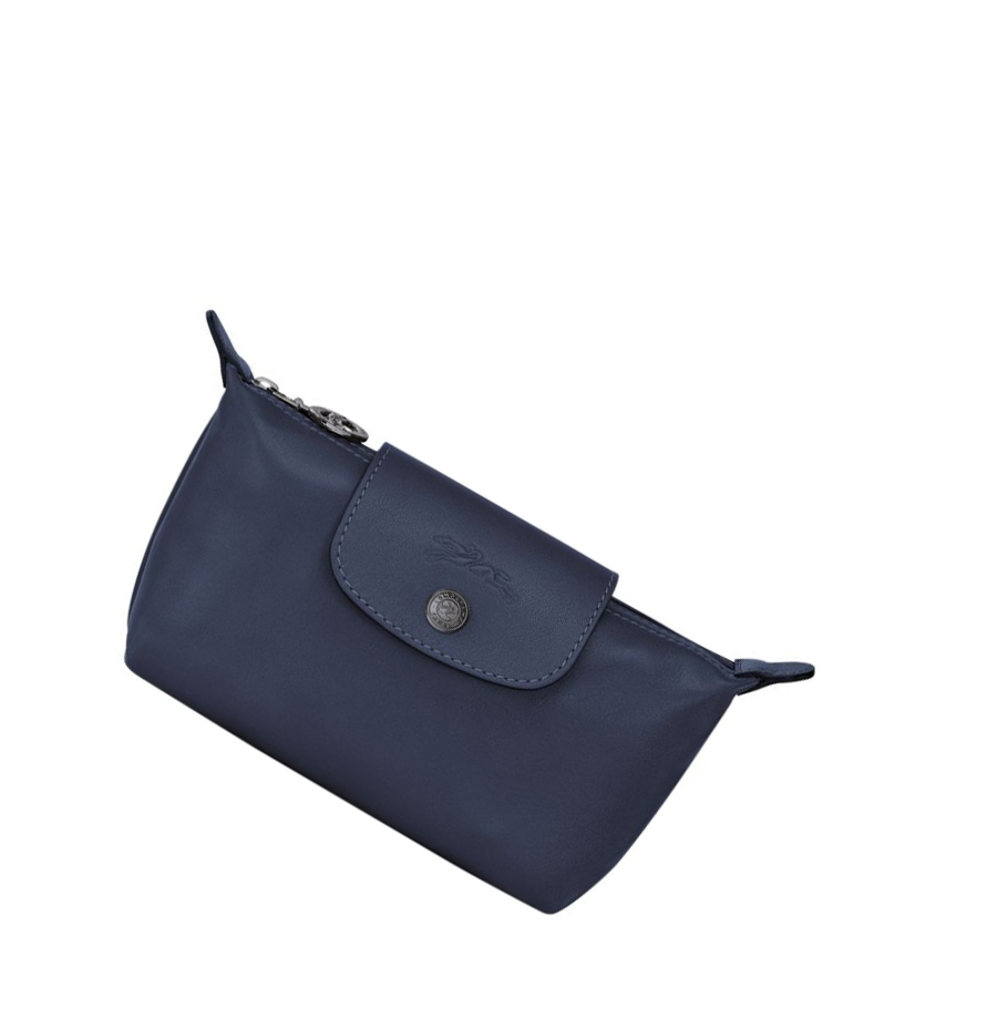 Longchamp Le Pliage Cuir Naisten Pouches Laivastonsininen | Fi-INDO702