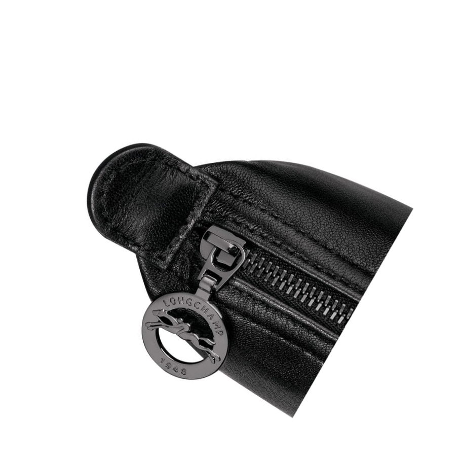 Longchamp Le Pliage Cuir Naisten Pouches Mustat | Fi-MWCV397