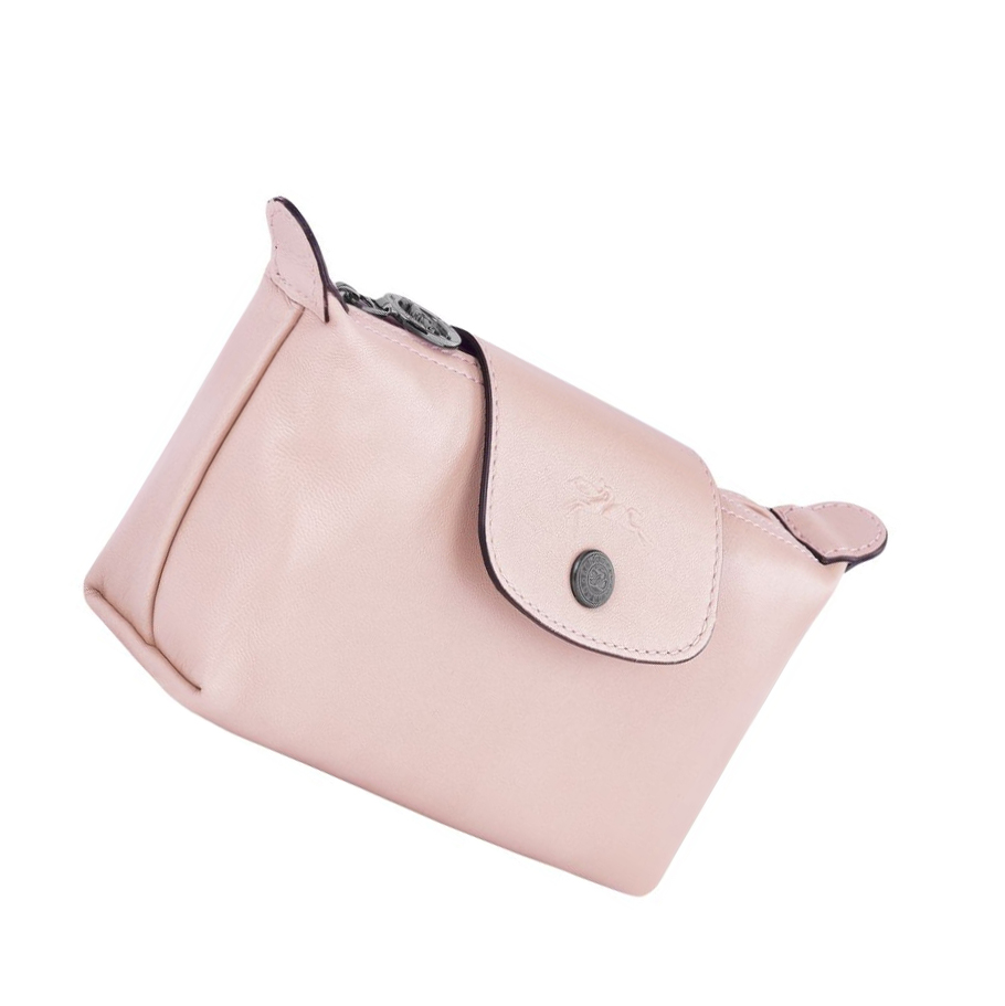 Longchamp Le Pliage Cuir Naisten Pouches Pinkki | Fi-OLVR853