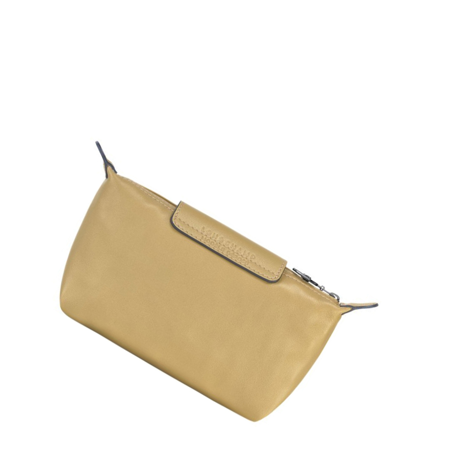 Longchamp Le Pliage Cuir Naisten Pouches Beige | Fi-OTCX124