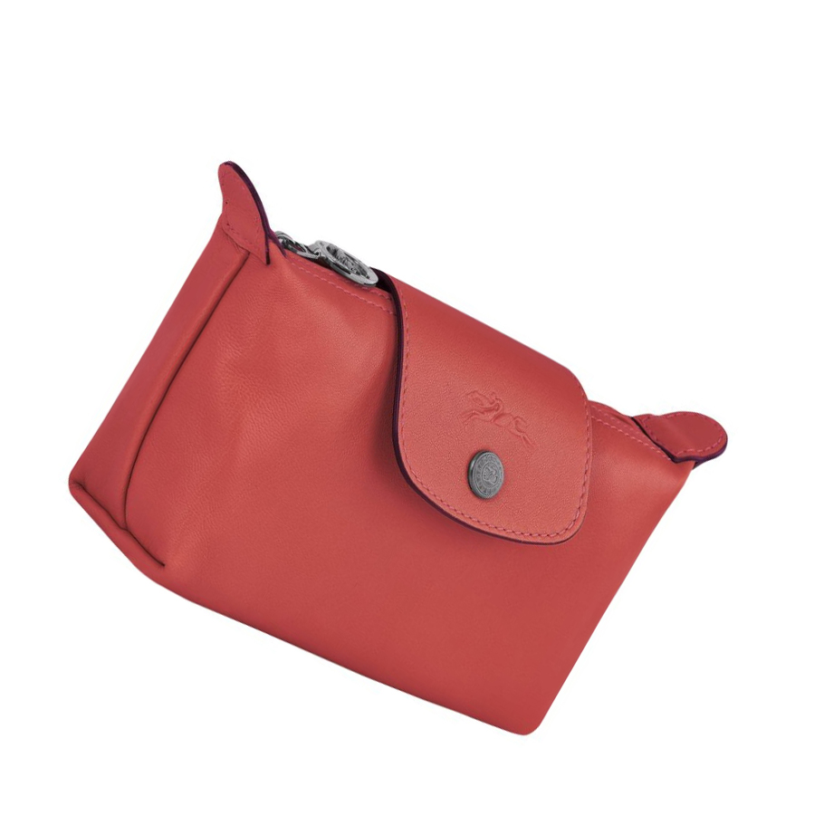 Longchamp Le Pliage Cuir Naisten Pouches Punainen | Fi-YXRZ428