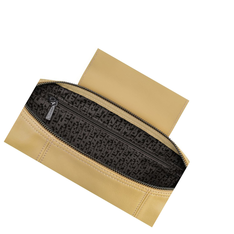 Longchamp Le Pliage Cuir Naisten Reppu Beige | Fi-LVBY863