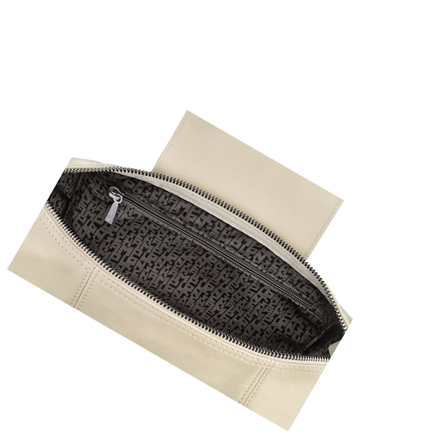 Longchamp Le Pliage Cuir Naisten Reppu Beige | Fi-PQTE752