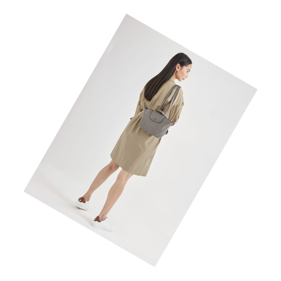 Longchamp Le Pliage Cuir Naisten Reppu Harmaat | Fi-VEXH705