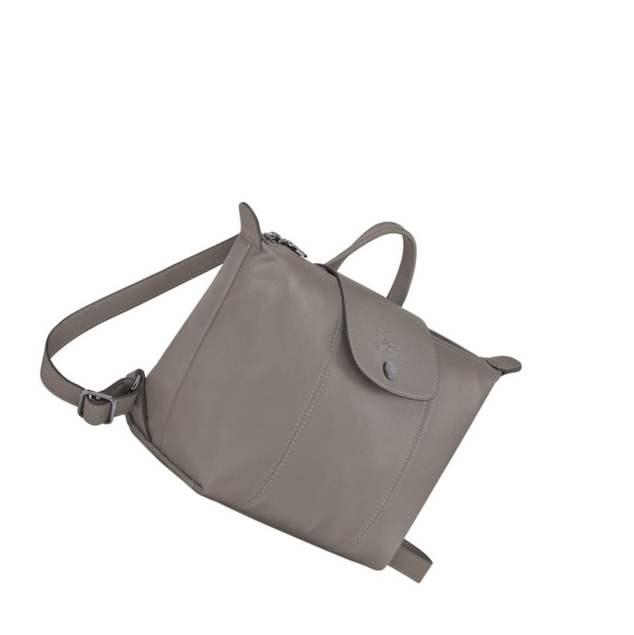 Longchamp Le Pliage Cuir Naisten Reppu Harmaat | Fi-VEXH705