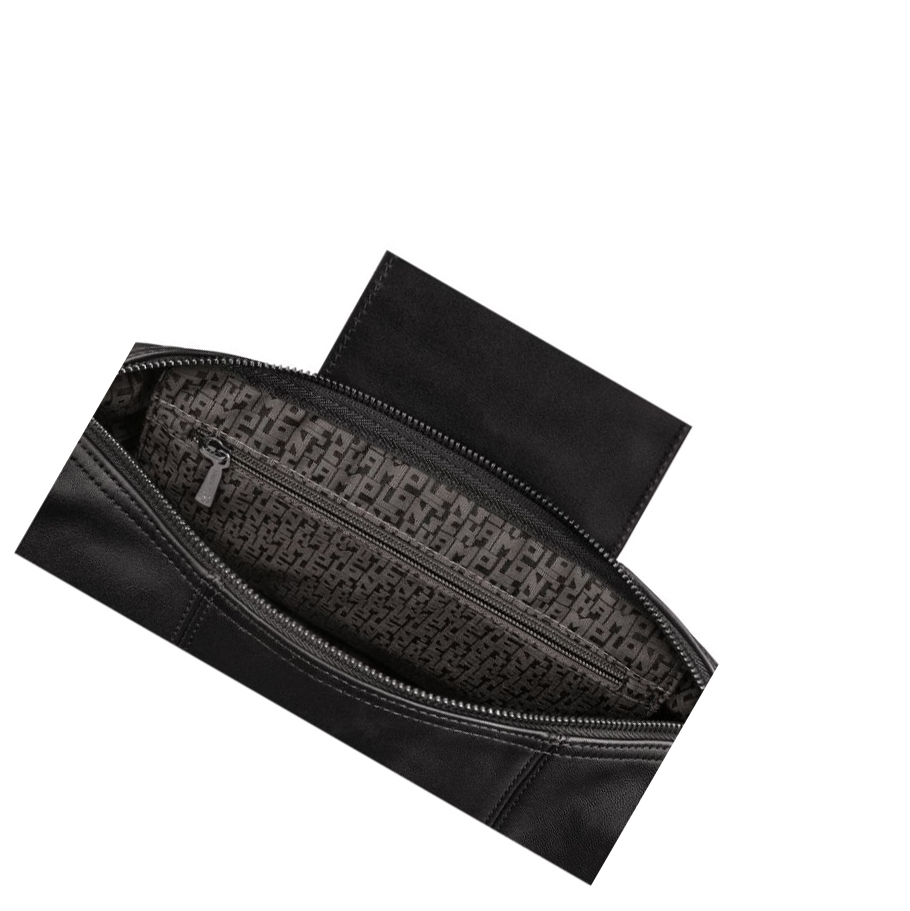 Longchamp Le Pliage Cuir Naisten Reppu Mustat | Fi-GDBY705