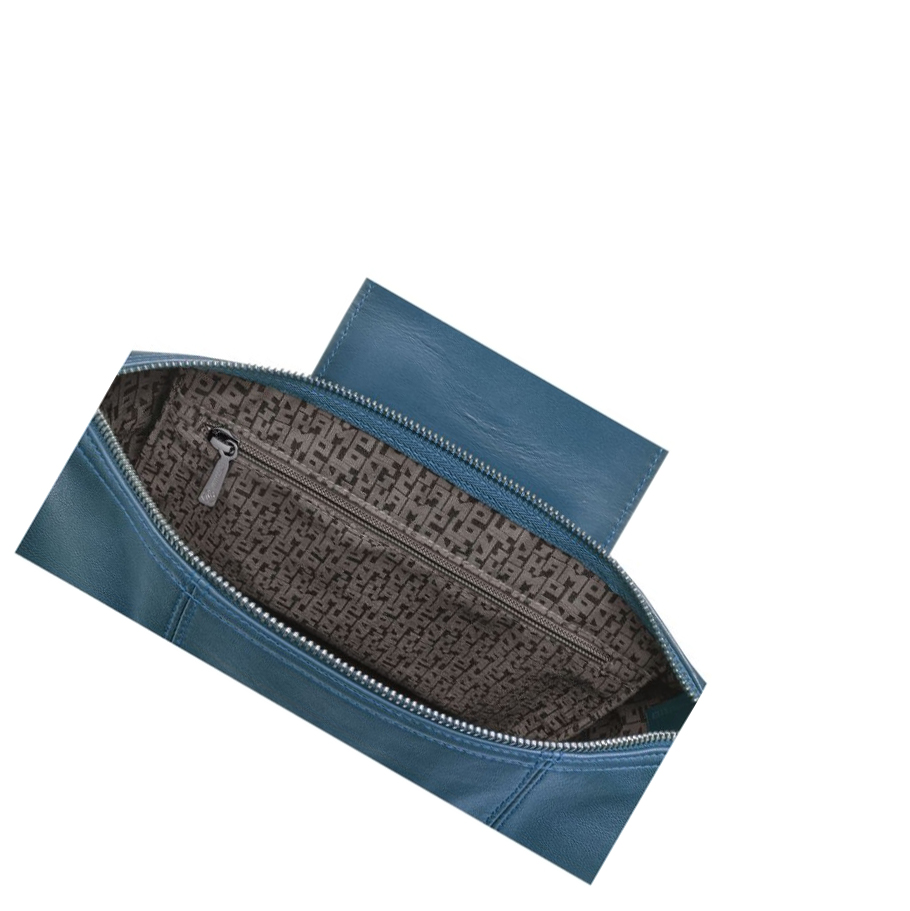 Longchamp Le Pliage Cuir Naisten Reppu Sininen | Fi-TVHA105