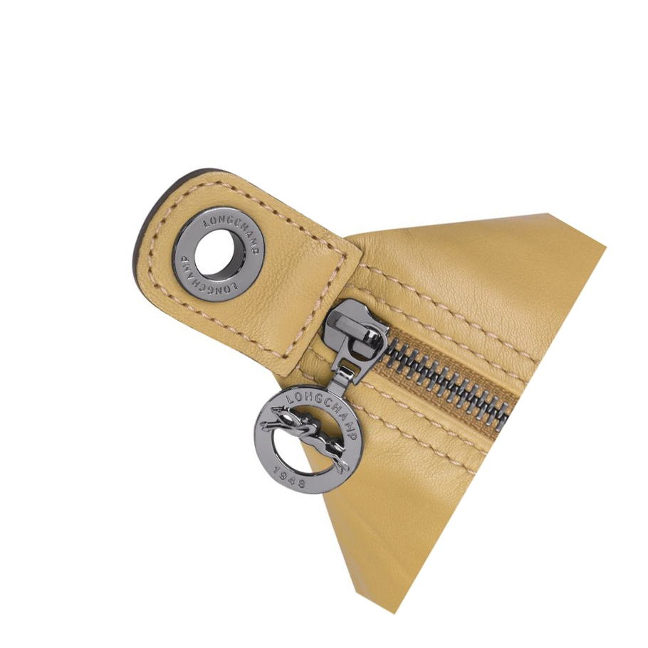 Longchamp Le Pliage Cuir S Naisten Käsilaukut Beige | Fi-BOTY206