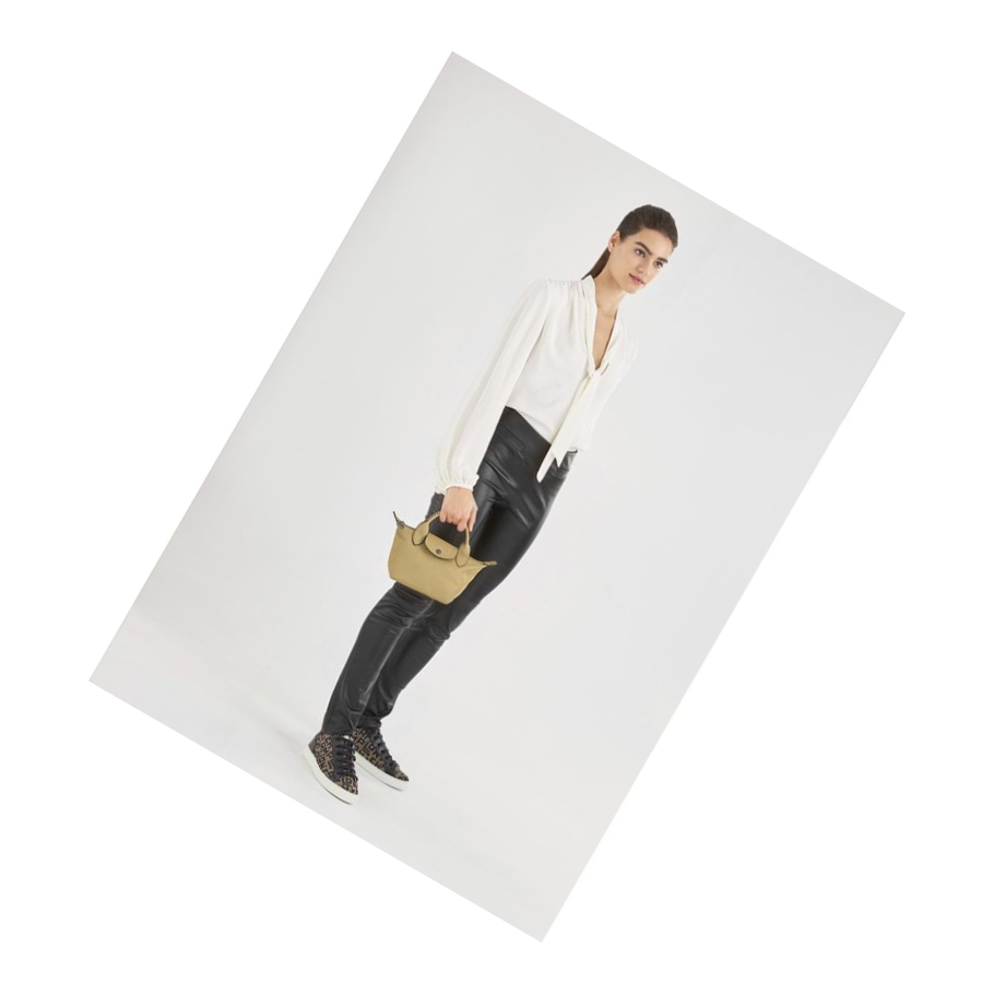 Longchamp Le Pliage Cuir XS Naisten Käsilaukut Beige | Fi-BSOM973