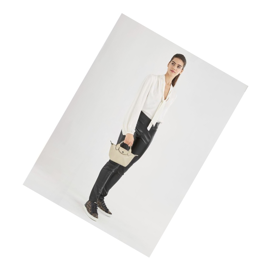 Longchamp Le Pliage Cuir XS Naisten Käsilaukut Beige | Fi-ROSU957