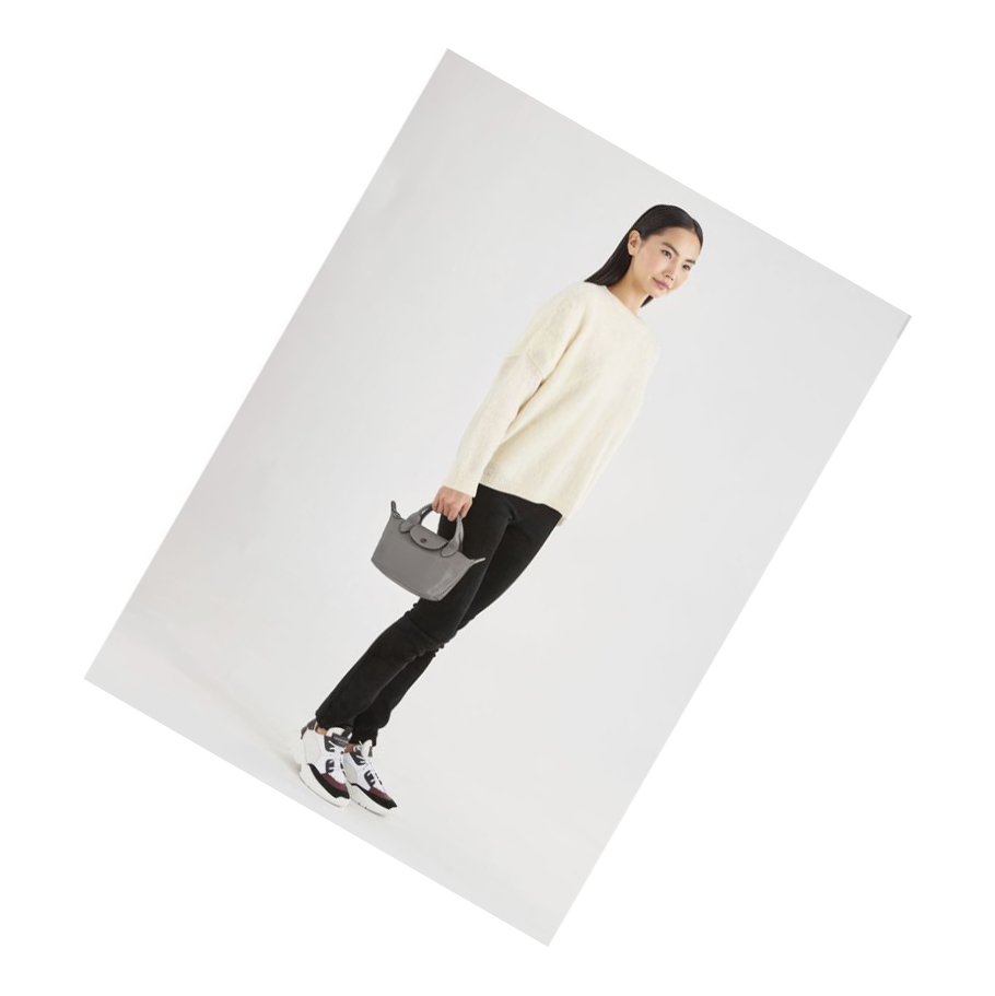 Longchamp Le Pliage Cuir XS Naisten Käsilaukut Harmaat | Fi-WDNF078