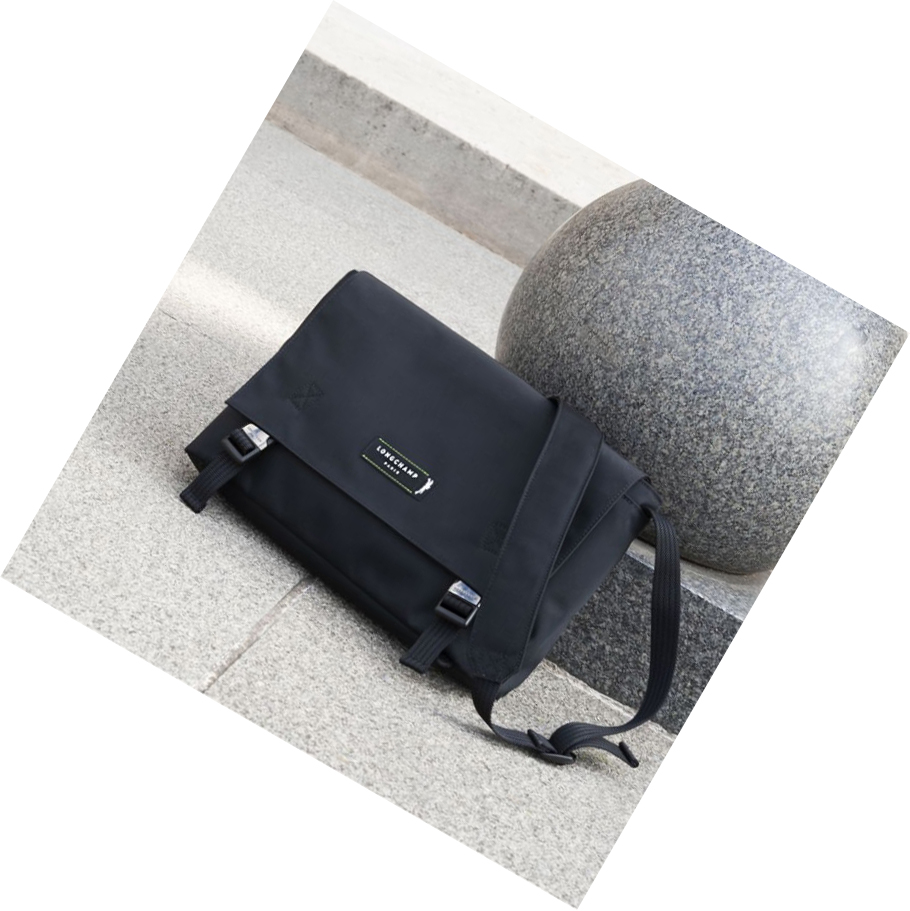 Longchamp Le Pliage Energy M Miesten Crossbody Laukut Mustat | Fi-DXCU516
