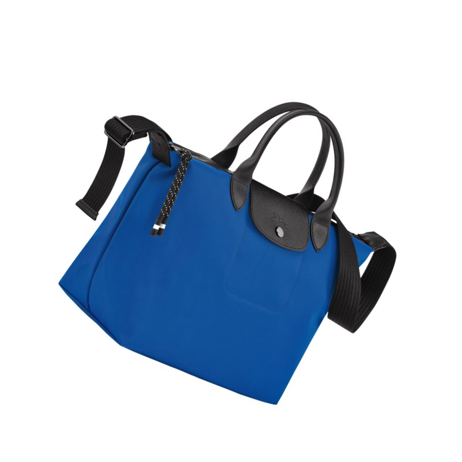 Longchamp Le Pliage Energy M Naisten Käsilaukut Sininen | Fi-BRCY872