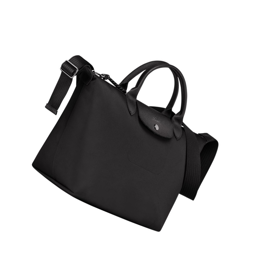 Longchamp Le Pliage Energy M Naisten Käsilaukut Mustat | Fi-LHKJ960