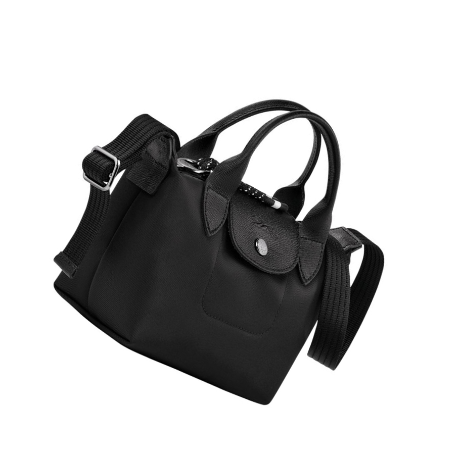 Longchamp Le Pliage Energy XS Naisten Käsilaukut Mustat | Fi-NCPS813