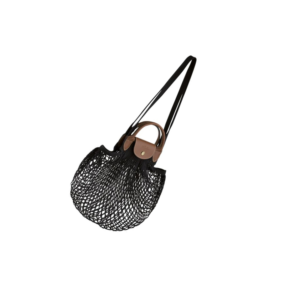 Longchamp Le Pliage Filet Naisten Olkalaukku Mustat | Fi-NUFE193