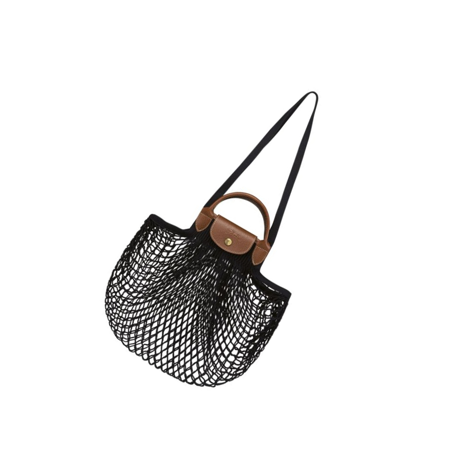 Longchamp Le Pliage Filet Naisten Olkalaukku Mustat | Fi-NUFE193