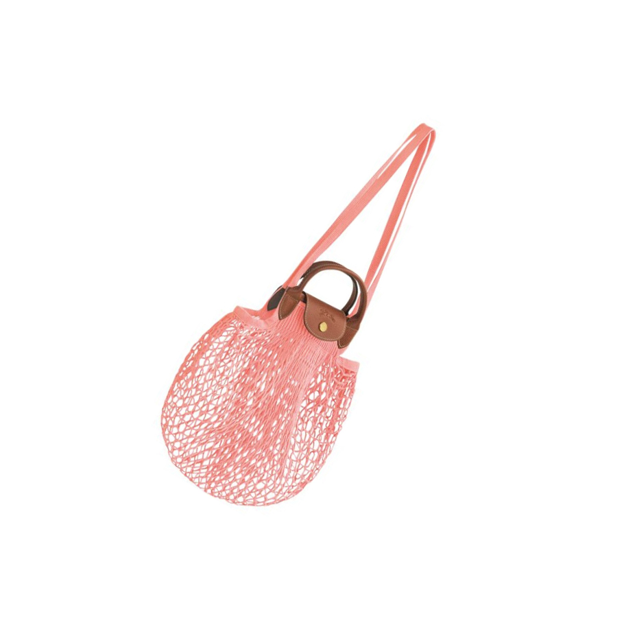 Longchamp Le Pliage Filet Naisten Olkalaukku Pinkki | Fi-RBJP876