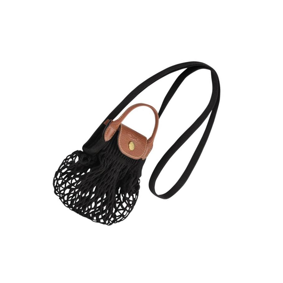 Longchamp Le Pliage Filet XS Naisten Crossbody Laukut Mustat | Fi-EBAR739