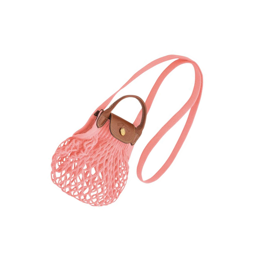 Longchamp Le Pliage Filet XS Naisten Crossbody Laukut Pinkki | Fi-HGIY042